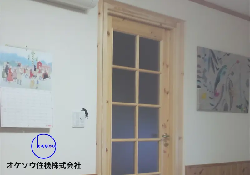 玄関とLDKの境に扉を設けたい!